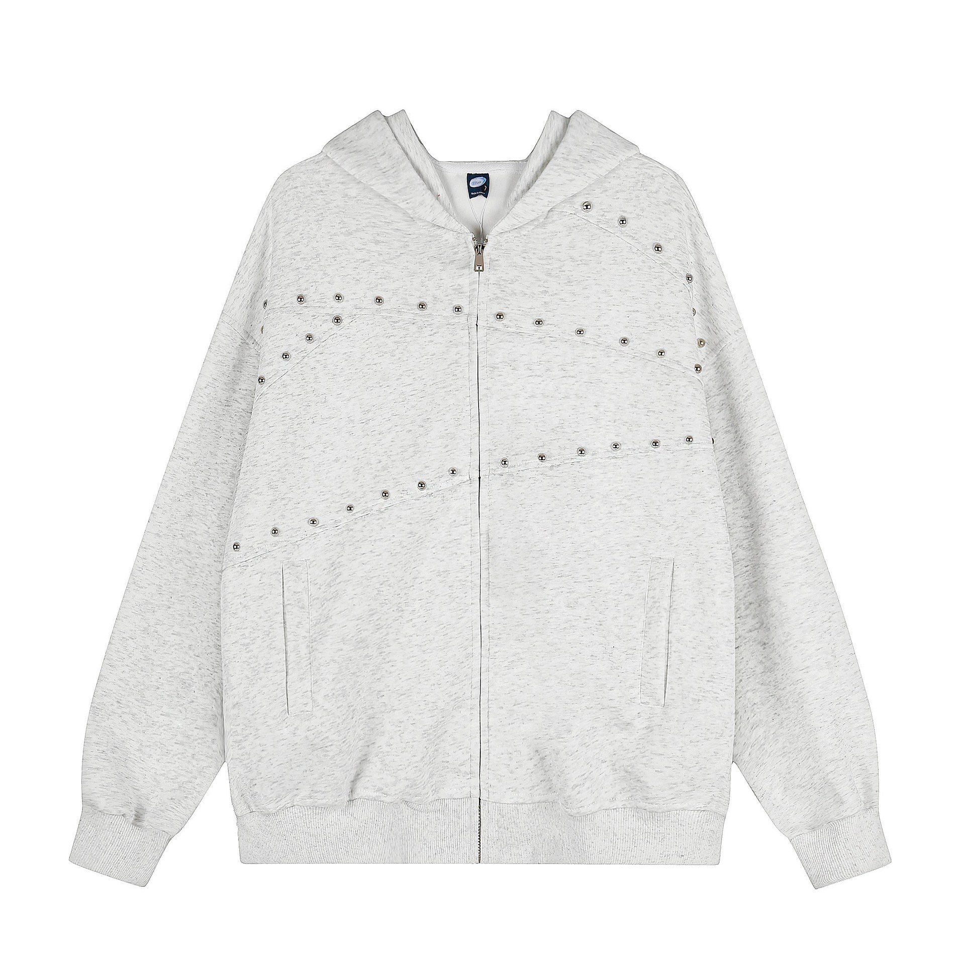 Áo Hoodie Đường Chỉ Đinh Tán Độc Đáo