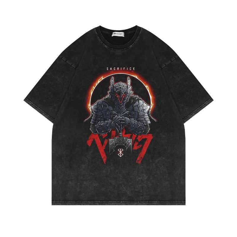 Áo Thun Oversize 280G Wash Cũ American Streetwear