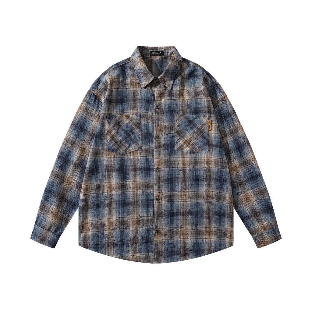 Áo Sơ Mi Caro Vintage Wash Casual