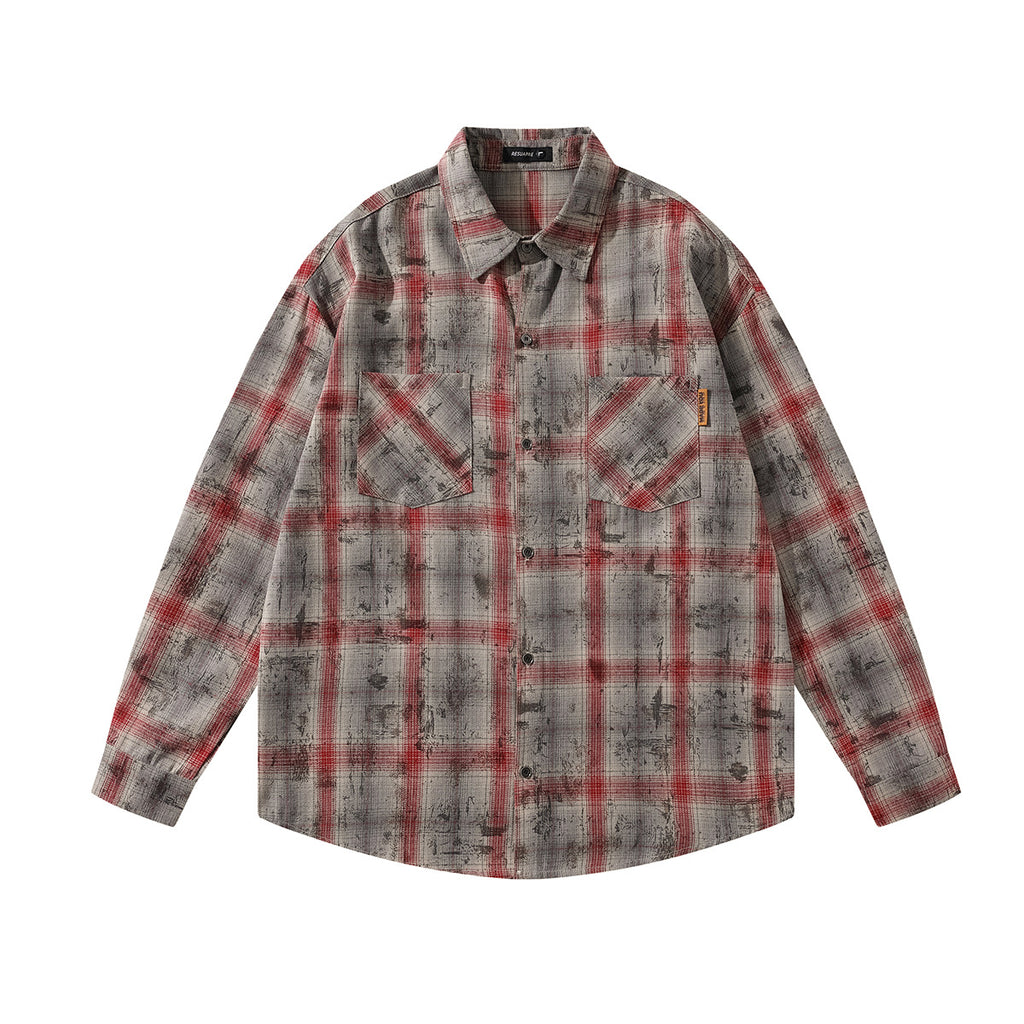 Áo Sơ Mi Caro Vintage Wash Casual