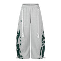 Quần Sweatpants In Họa Tiết Ống Rộng Oversized