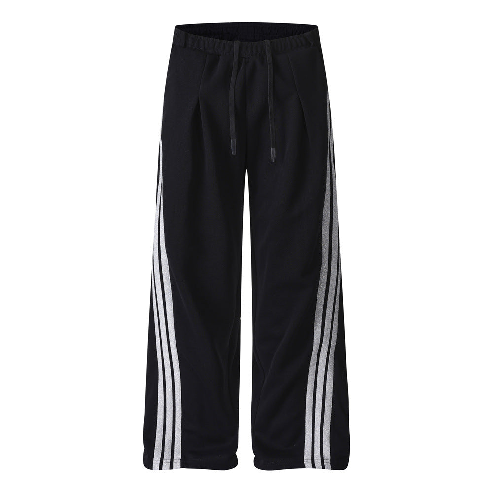 Quần Sweatpants Ba Vạch Ống Thẳng Lụng