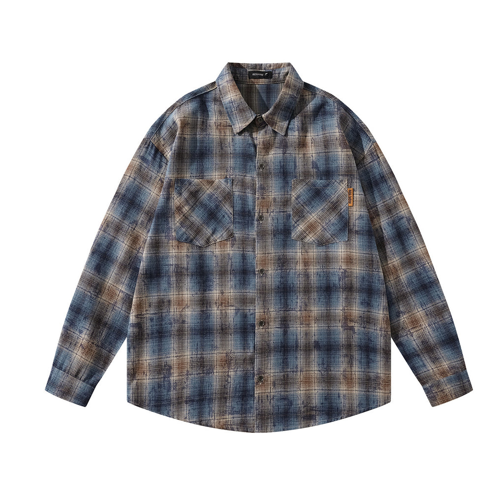 Áo Sơ Mi Caro Vintage Wash Casual