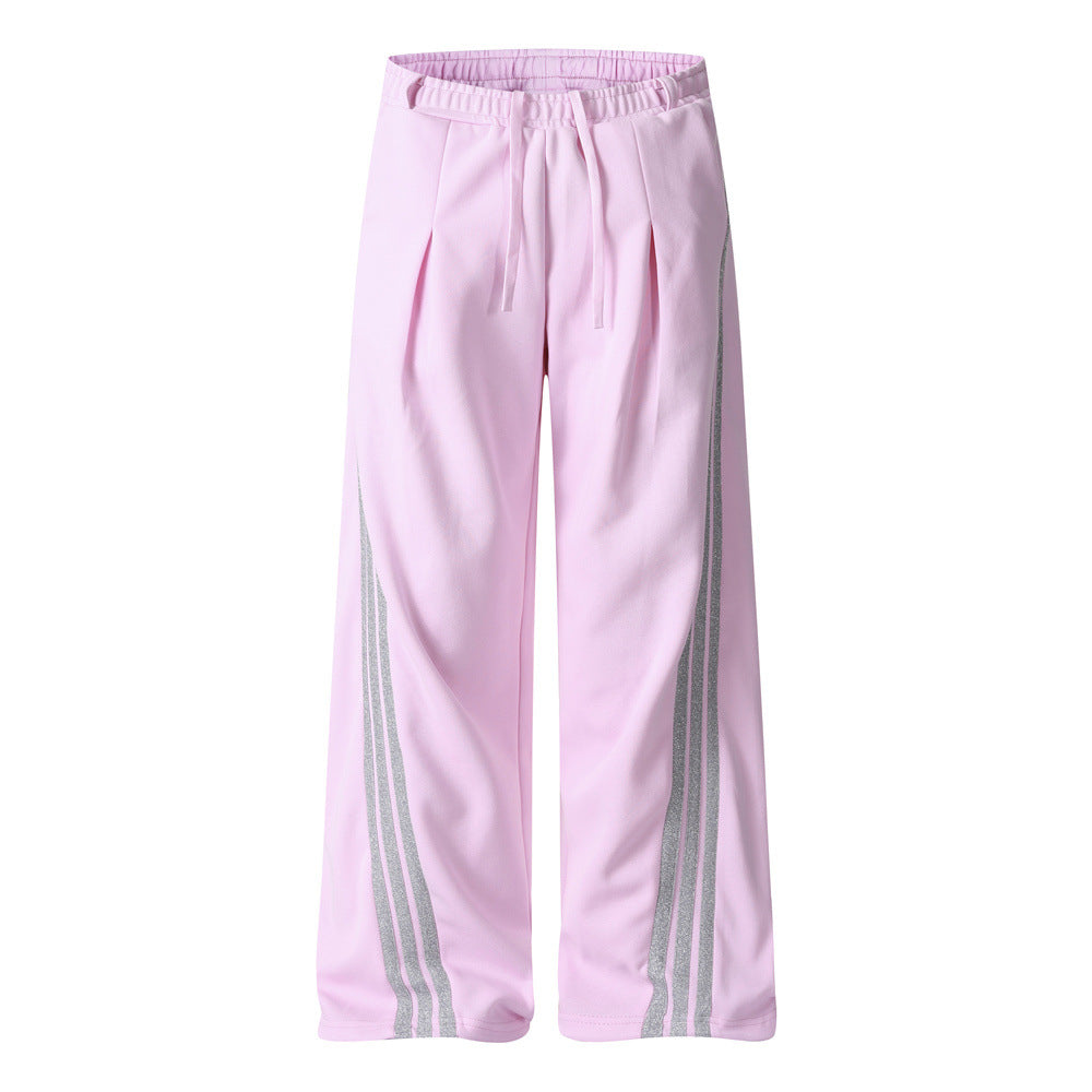 Quần Sweatpants Ba Vạch Ống Thẳng Lụng