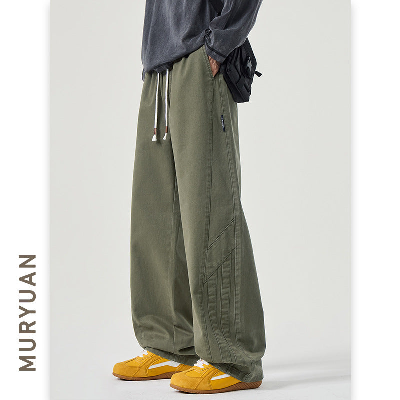 Quần Cargo Patchwork Streetwear Phong Cách Deconstruct