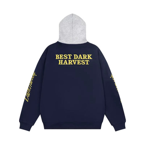 Áo Hoodie Fleece Thêu Chữ Lụng Pullover