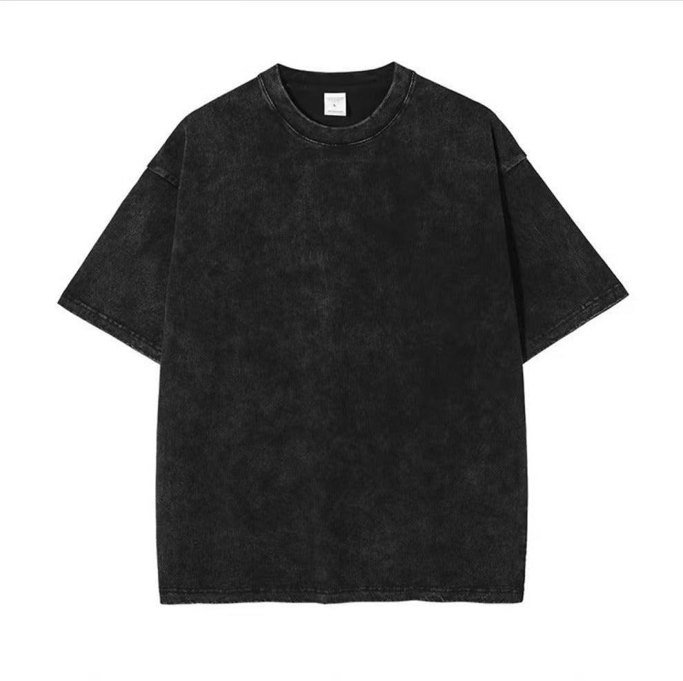 Áo Thun Oversized Vintage Wash In Chữ Unisex (Bản 2)