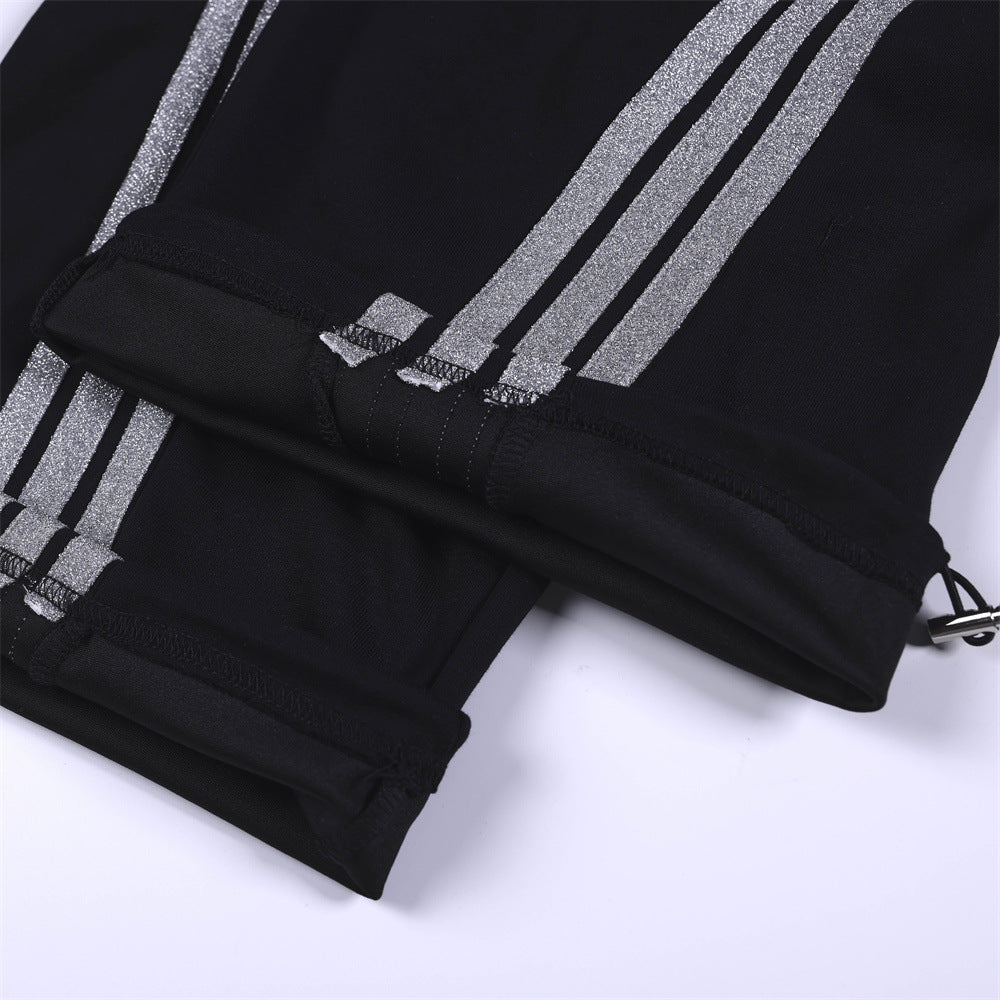 Quần Sweatpants Ba Vạch Ống Thẳng Lụng